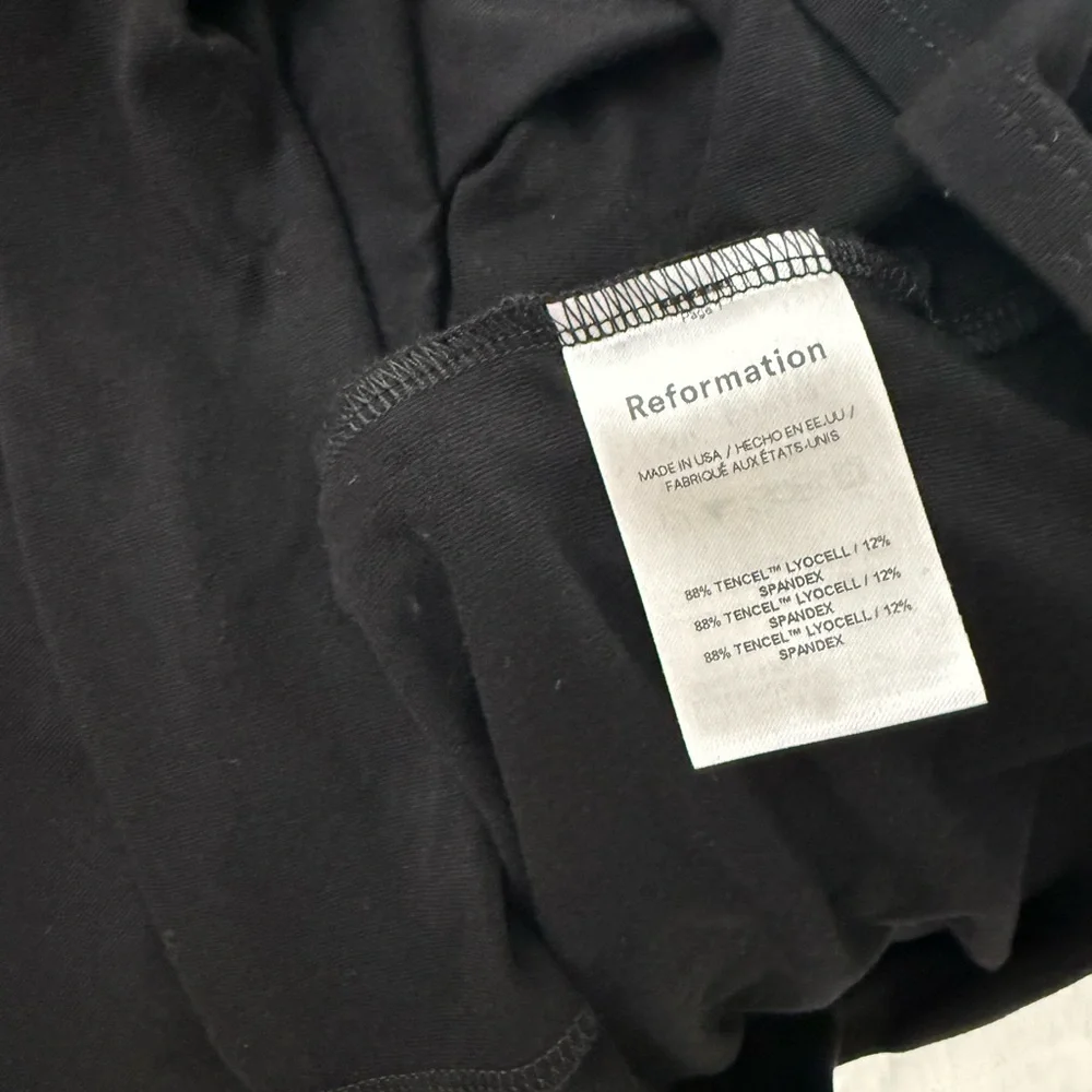 Reformation Black Jamen Knit Dress size M